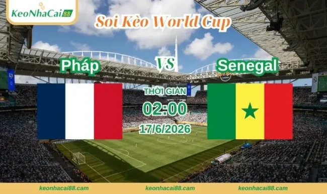 Soi kèo World Cup Pháp vs Senegal